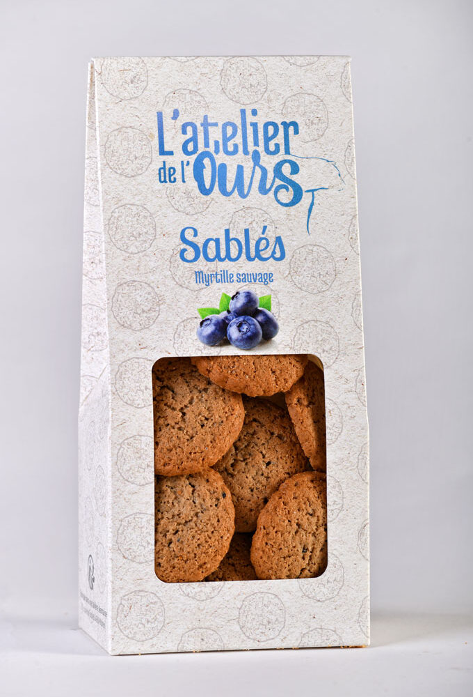 Sablés Myrtille sauvage biscuiterie artisanale Pau