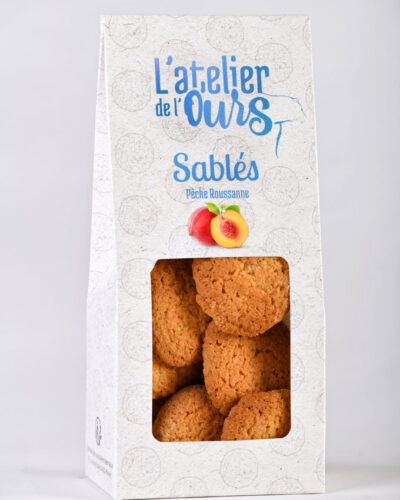 Sablés Pêche Roussanne biscuiterie artisanale Pau