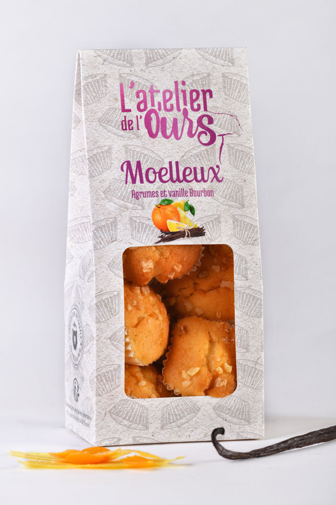 Moelleux Agrumes et vanille Bourbon biscuiterie artisanale Pau