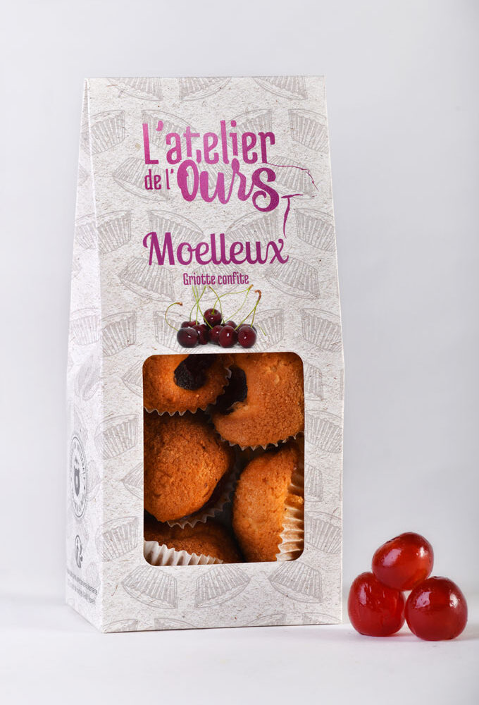 Moelleux Griotte confite biscuiterie artisanale Pau