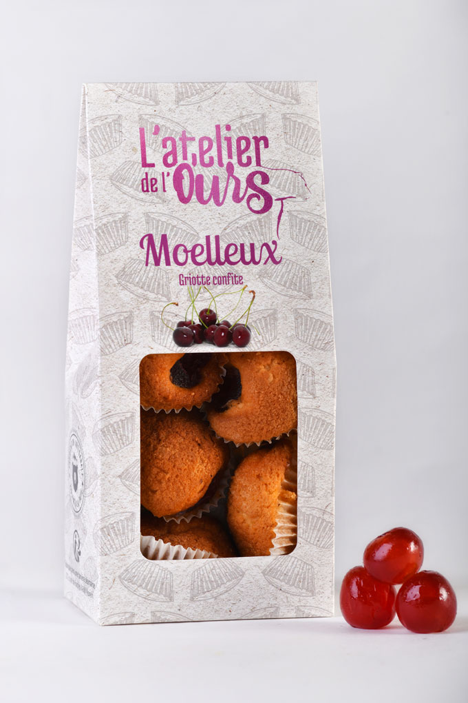 Moelleux Griotte confite biscuiterie artisanale Pau