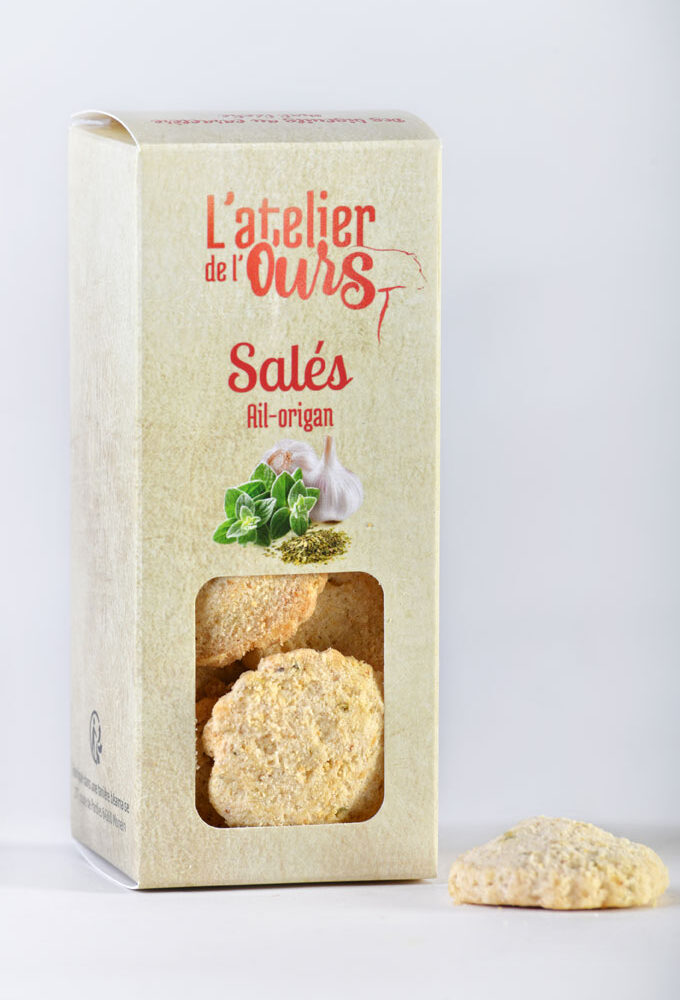 Salés Ail-origan biscuiterie artisanale Pau