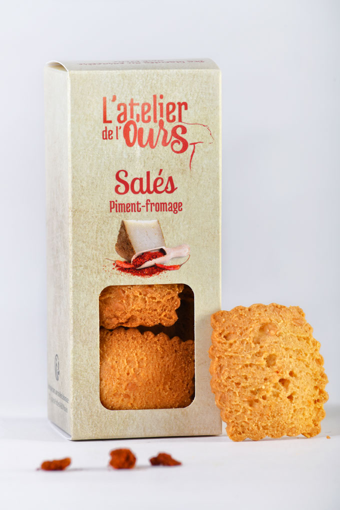 Salés Piment-fromage biscuiterie artisanale Pau
