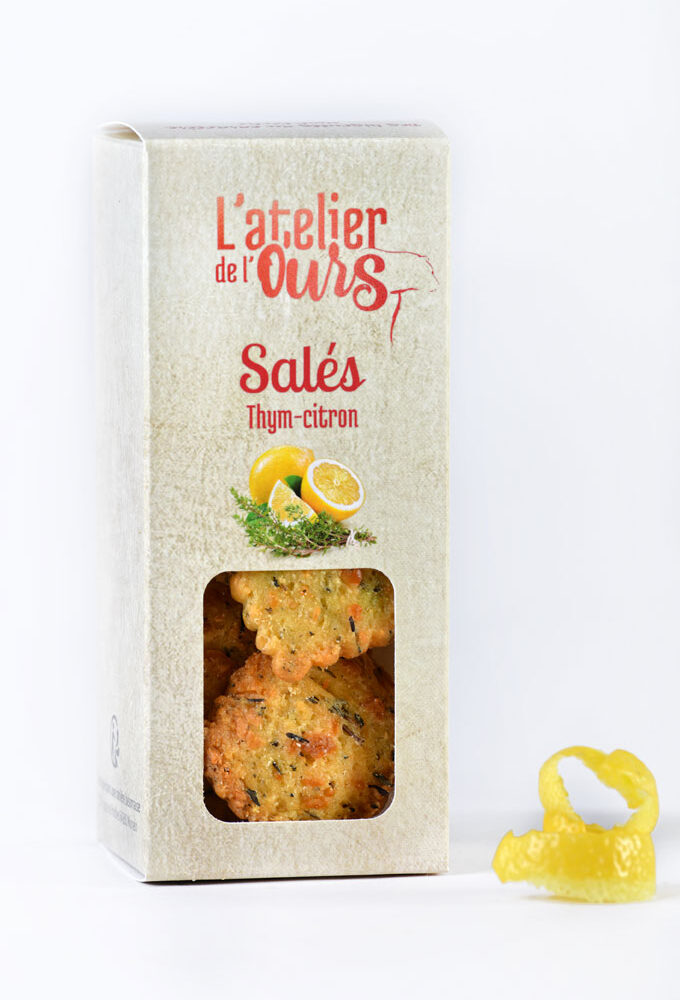 Salés Thym-citron biscuiterie artisanale Pau